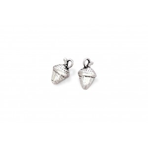 Sterling Silver 925 Tiny Acorn Charm