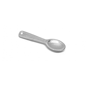 Sterling Silver 925 Tiny Spoon Charm