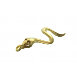 Deep Gold Plated Snake Charm