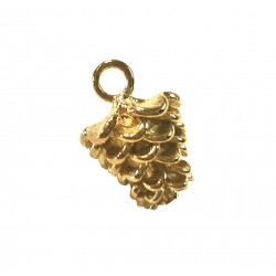 Deep Gold Plated Pine Cone