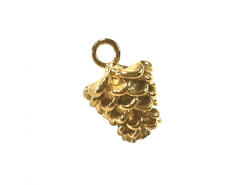 Deep Gold Plated Pine Cone