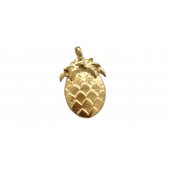 Deep Gold Plated Pineapple Charm