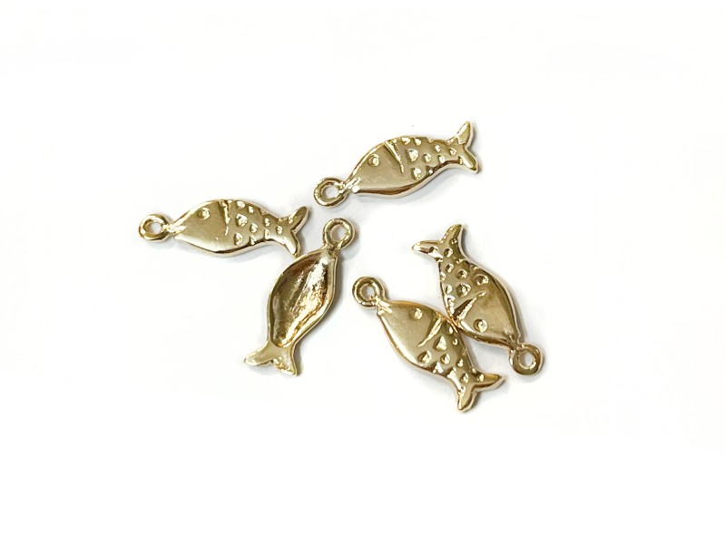 DEEP GOLD PLATING SMALL FISH 