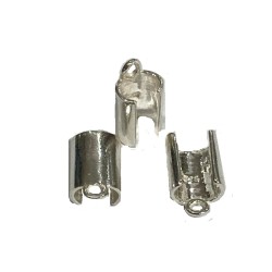 Sterling Silver 925 Folding End Cap I/D 3.0mm