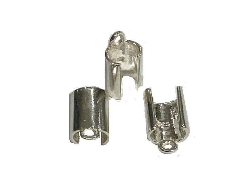 Sterling Silver 925 Folding End Cap I/D 3.0mm