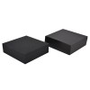 LUXURY SOFT-TOUCH BLACK UNIVERSAL BOX, 87x91x34mm