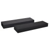 LUXURY SOFT-TOUCH BLACK BRACELET BOX (LONG), 220x55x23mm