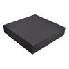 LUXURY SOFT-TOUCH BLACK LARGE NECKLACE BOX, 193x193x38mm