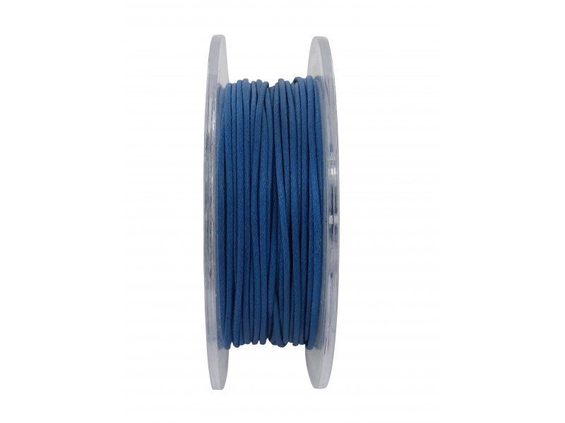 GRIFFIN WAXED COTTON CORD REEL, BLUE ,1.0mm x 20 mtrs