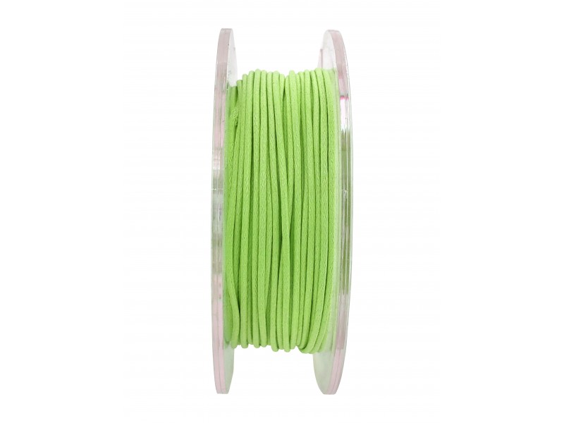 GRIFFIN WAXED COTTON CORD REEL, JADE GREEN, 1.0mm x 20 mtrs