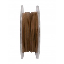 GRIFFIN WAXED COTTON CORD REEL, LIGHT BROWN, 1.0mm x 20 mtrs