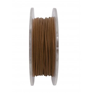 GRIFFIN WAXED COTTON CORD REEL, LIGHT BROWN, 1.0mm x 20 mtrs