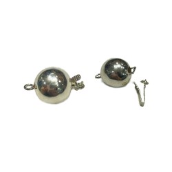 S925 Silver Round Ball Clasp 12mm