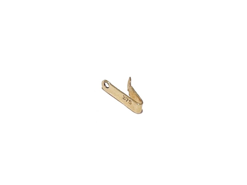 9k yellow gold tongue for pearl clasp