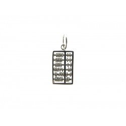 Sterling Silver 925 Abacus Pendant 12mm x 19mm