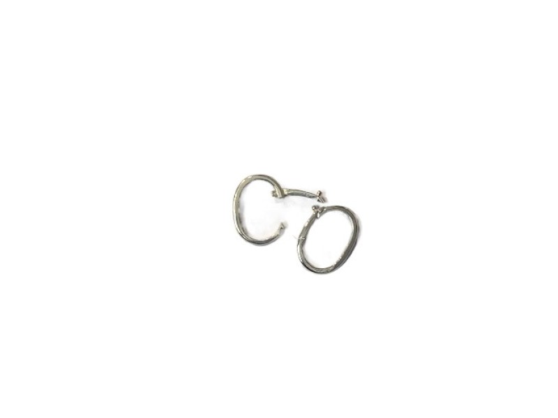 Sterling Silver 13mm X 18mm Pearl necklace shortener/enhancer