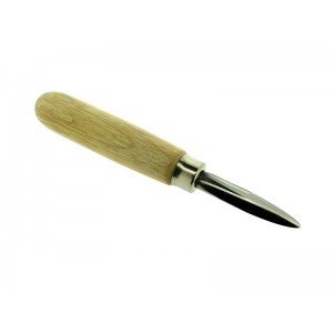 Straight Burnisher with wooden handle 