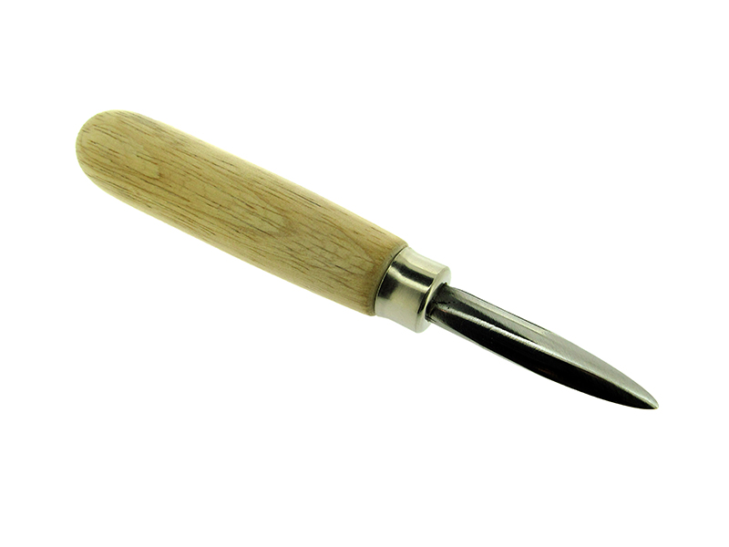 Straight Burnisher with wooden handle 