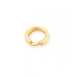 9K Yellow Gold Split Ring 7mm