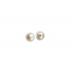 CULTURED PEARLS PAIR ROUND H/DRILLED 5.5mm