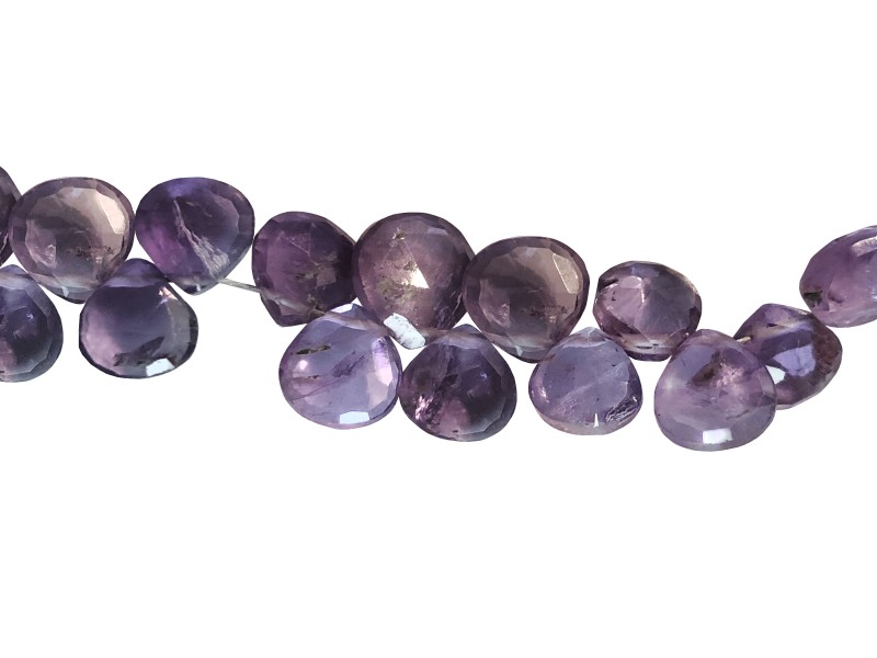 Amethyst Badamche / briolettes 8" choker Beads