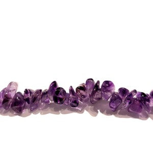 Amethyst chip beads