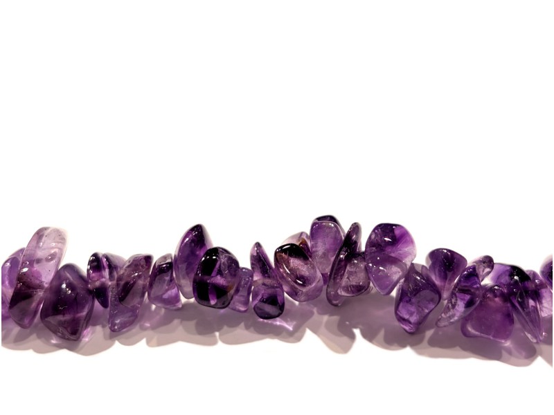 Amethyst chip beads