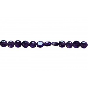 Amethyst Coin Beads