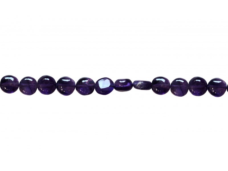 Amethyst Coin Beads