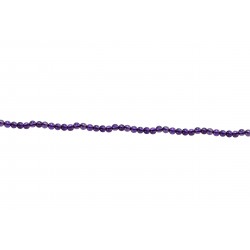 Amethyst Beads, Round - 2mm / 2.5 mm                     