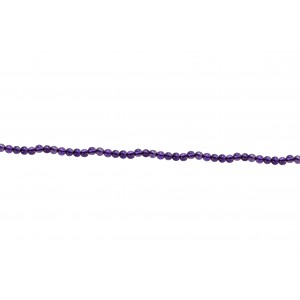 Amethyst Beads, Round - 2mm / 2.5 mm                     