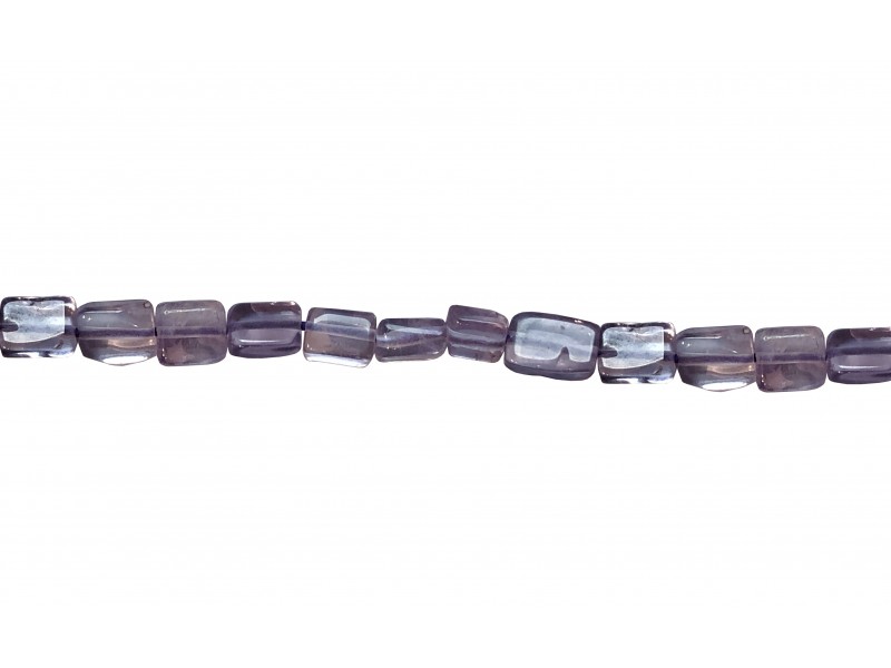 Amethyst Oblong Beads 4x8mm                