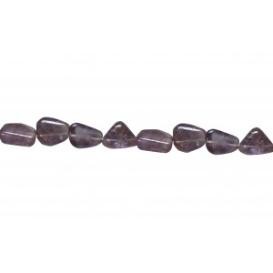 Amethyst Tumble Beads - Mixed Size String