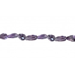 Amethyst Oval Tumble Faceted Beads