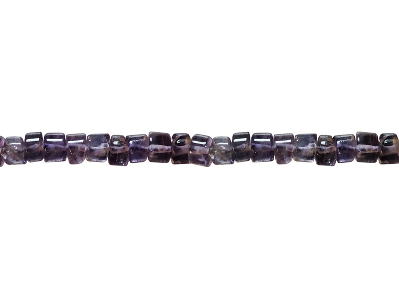 Amethyst Tyre Beads Light Colour        