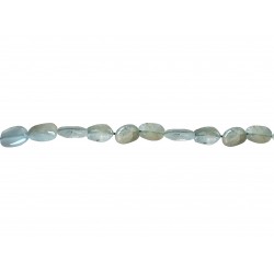 Aquamarine Oval Beads                      