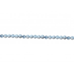Aquamarine Round Beads 