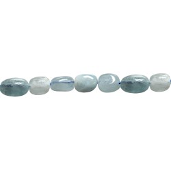 Aquamarine Polished Tumble Beads Small             