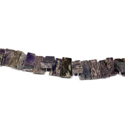 Charoite Tribal Badamanche  8" choker Beads