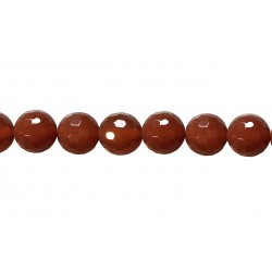 Carnelian Faceted  Beads 12 mm