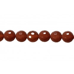 Carnelian Faceted  Beads - 12 mm