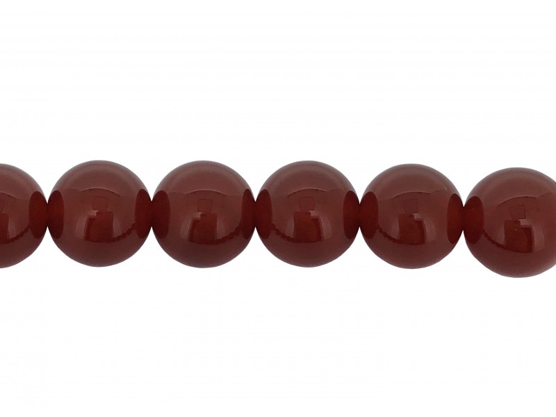 Carnelian Round Beads, 10 mm                   
