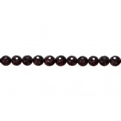 Garnet Faceted Beads, 12 mm                       