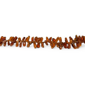 hessonite garnet tribal beads