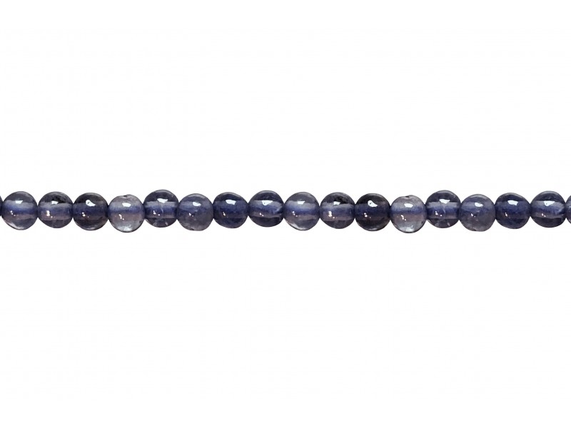 Iolite Round  Beads, 2 mm                          