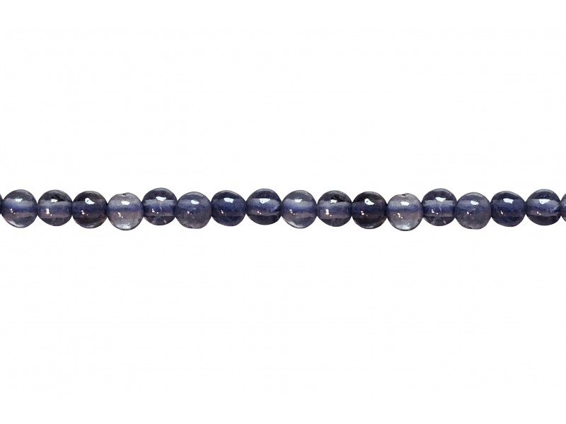 Iolite Round  Beads, 2 mm                          