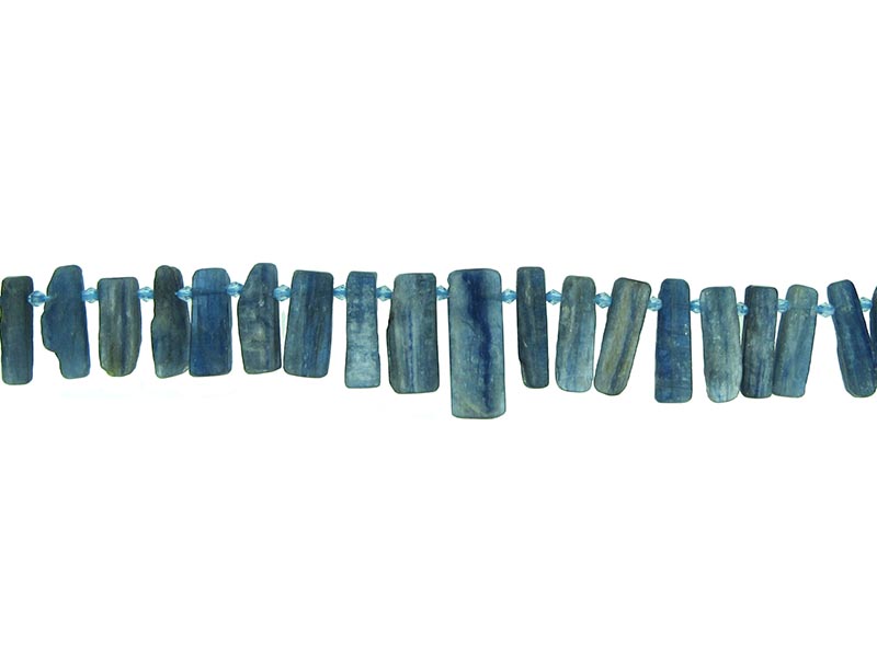 Kyanite Flat Stick Beads