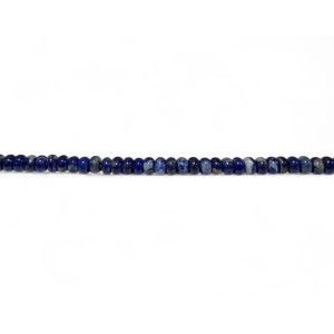 Lapis Button Beads 6mm