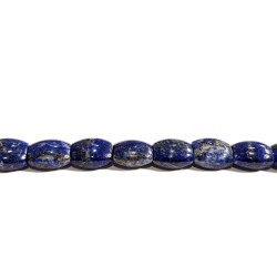 lapis chicklet beads 14mmx15mm
