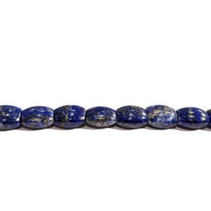 lapis chicklet beads 14mmx15mm